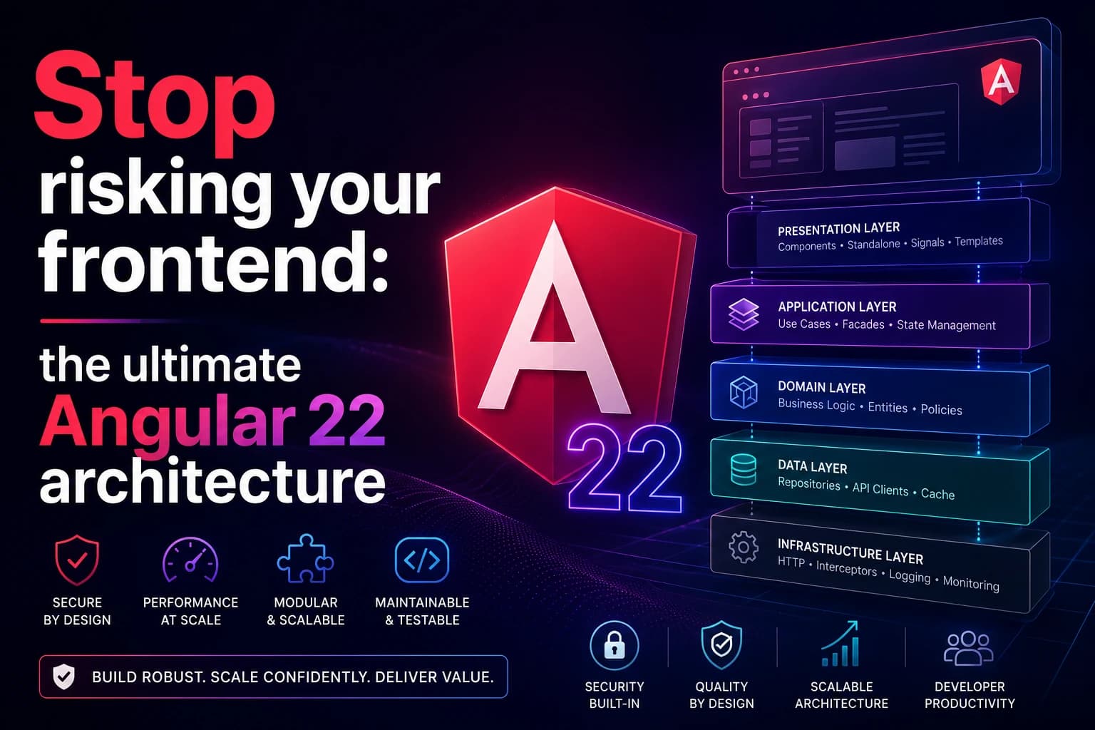 Pare de arriscar seu frontend: a arquitetura definitiva do Angular 22